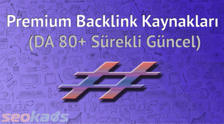 Backlink - Geri Bağlantı ve Link